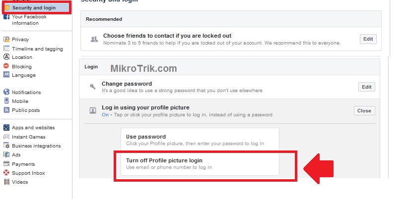 how to activate profile picture login