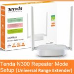 Tenda N300 WiFi Router Repeater Mode Configuration