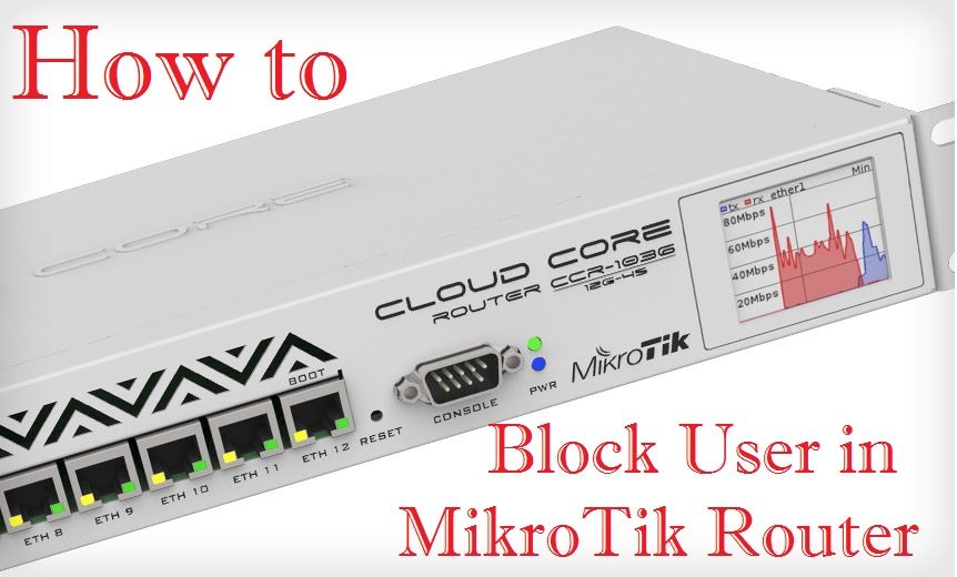 How to block IP Address in MikroTik to Block Internet
