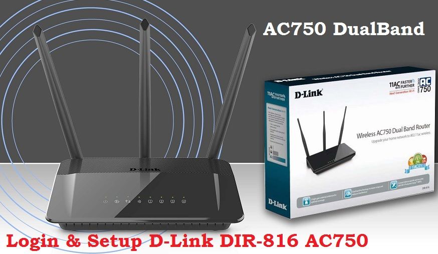 Industriel kabel crack Login D-Link DIR816 AC750 WiFi Router- 192.168.0.1