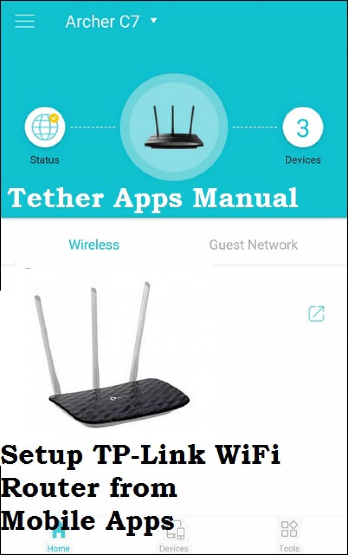 Seminary Regarding Humidity Setup TP-link AC750 using TP-link Tether Apps [Without Computer]